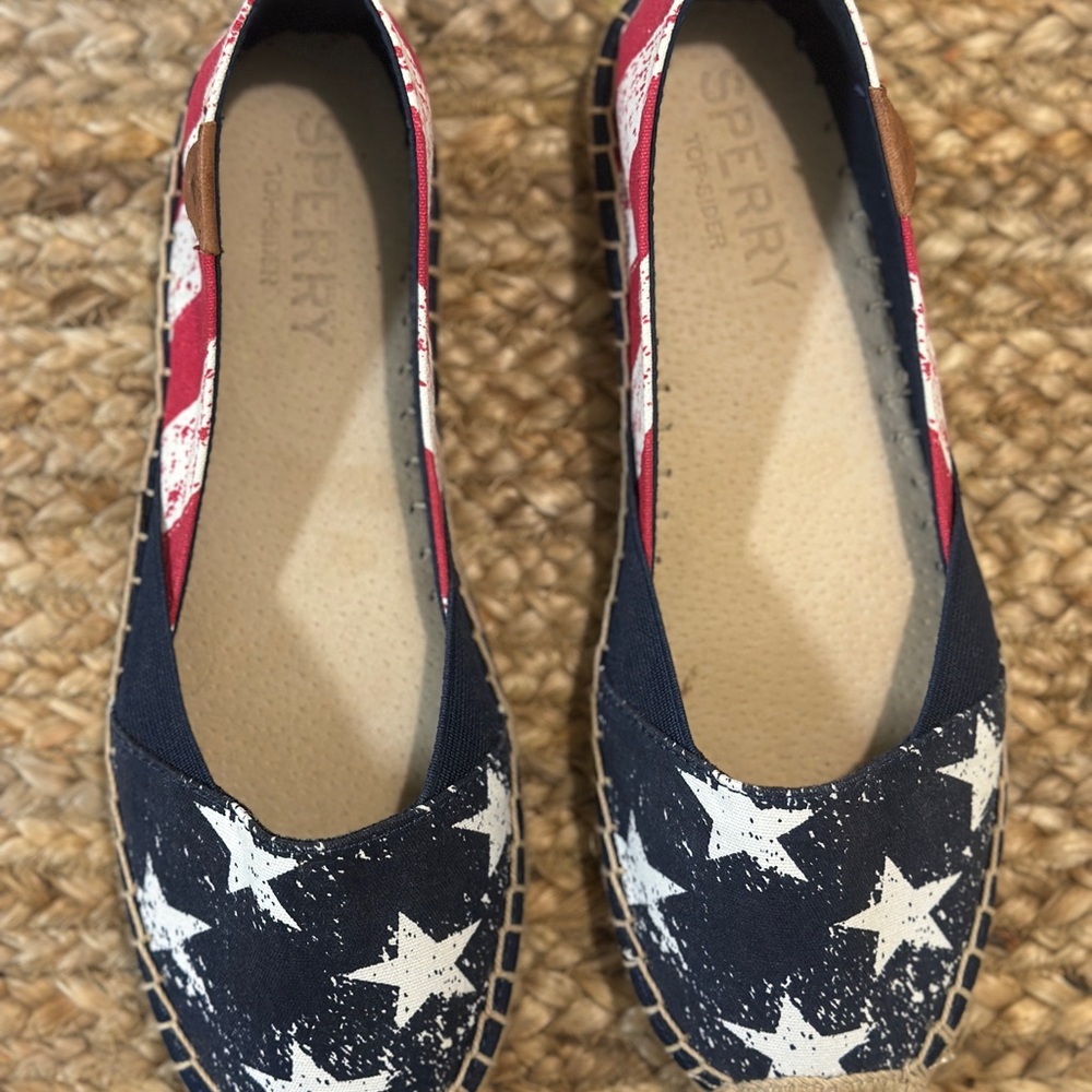 Sperry Women's Navy Star & Stripe Espadrilles